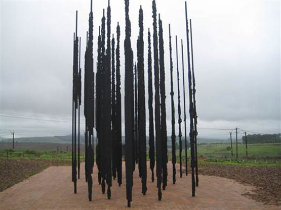 Sculpture hommage à Nelson Mandela